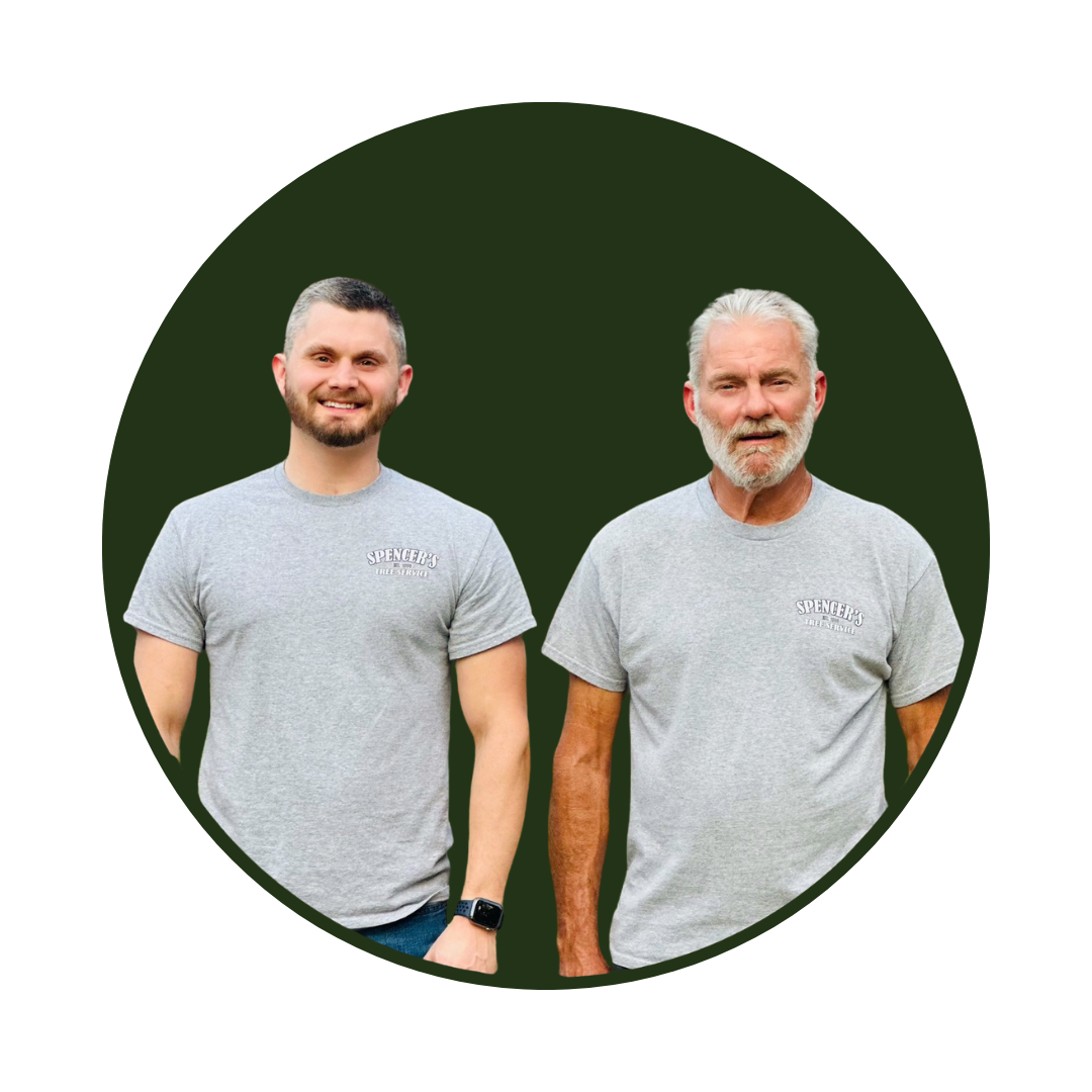 phillip and micheal spencer, owners of spencer's tree service in Mooresville, NC